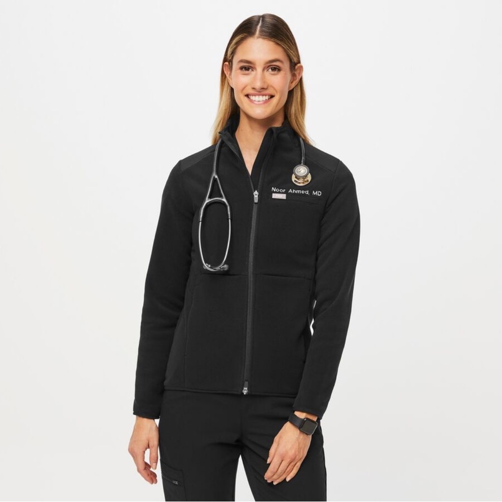 FIGS ON SHIFT FLEECE JACKET